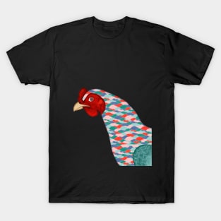 Hen Colorful Chicken Watching You T-Shirt